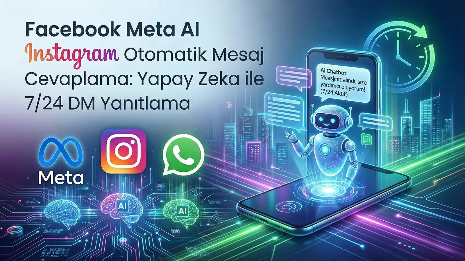 Instagram Otomatik Mesaj Cevaplama: Yapay Zeka ile 7/24 DM Yanıtlama