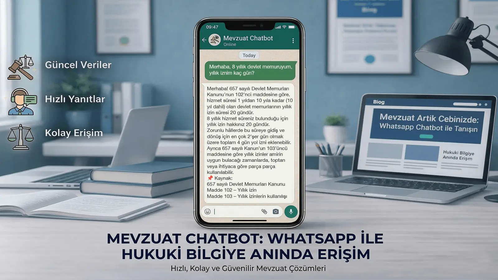 Mevzuat Chatbot: WhatsApp ve Instagram Üzerinden Mevzuat Araştırması